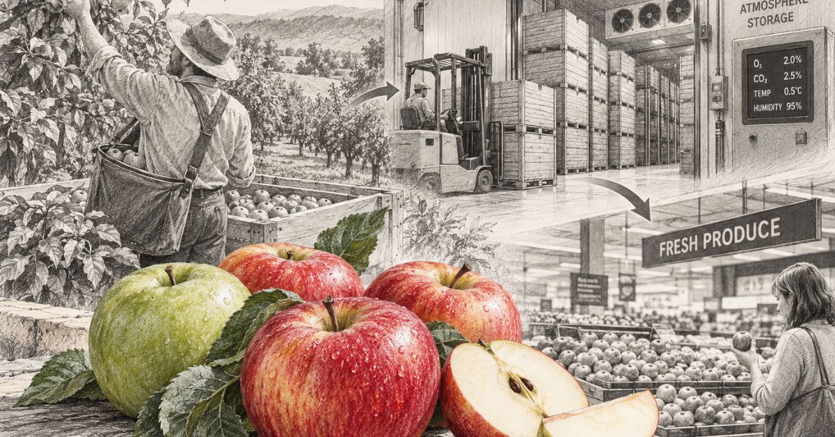 How Old Is That Apple? Why Australian Apples Can Stay Crisp for Months